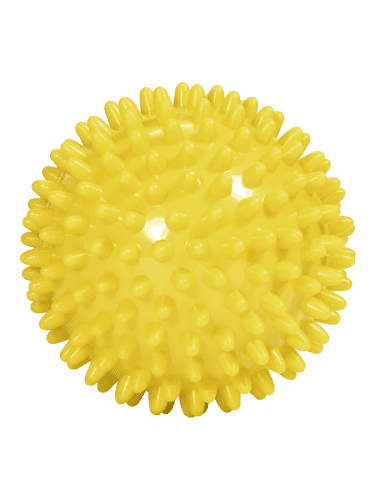 Plastic Spiky Balls 8 0cm Solid Yellow