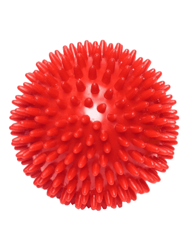 Plastic Spiky Balls 9 0cm Solid Red