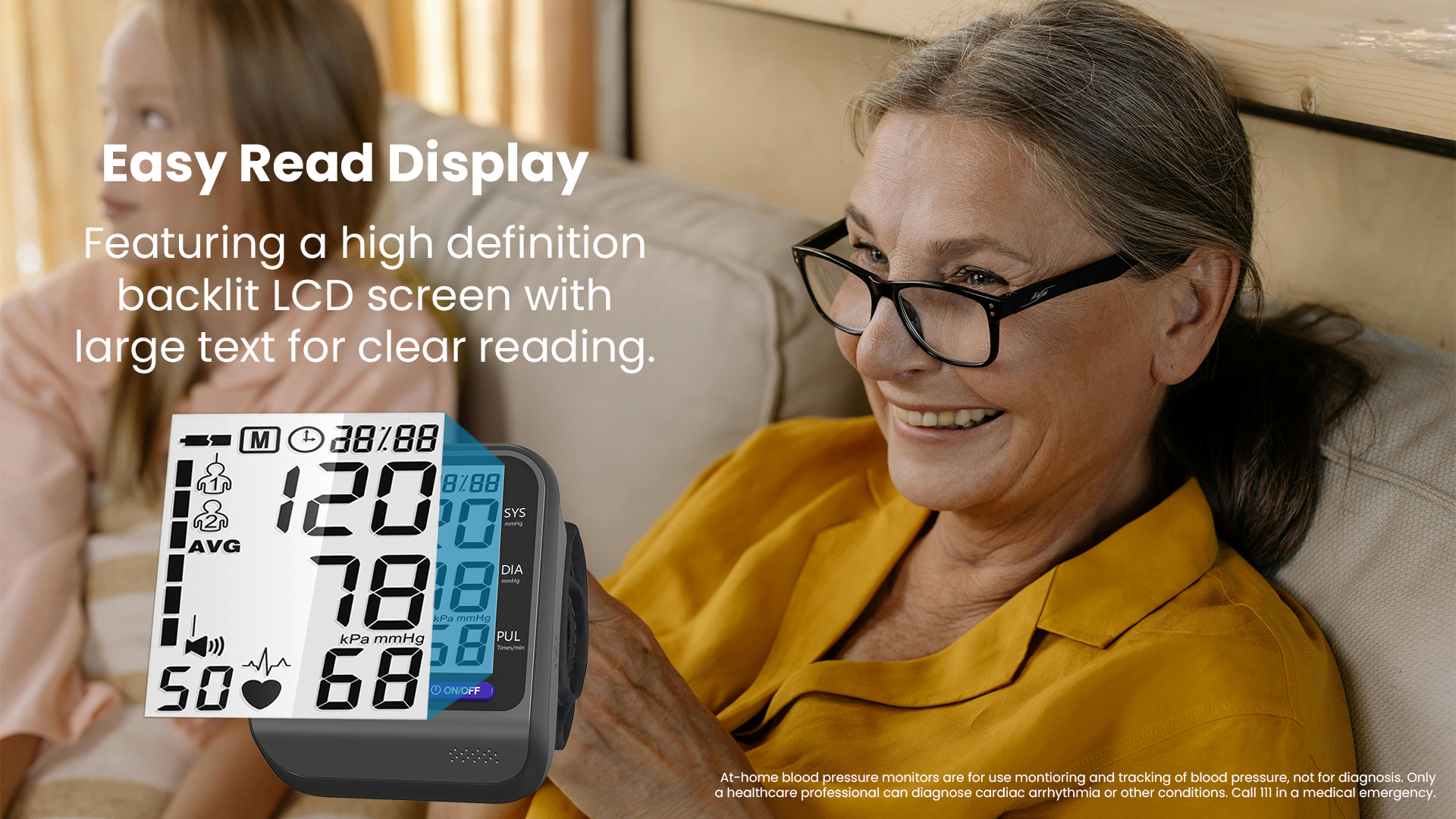 Image Blood Pressure Monitoring Graphics W202 Easy Read