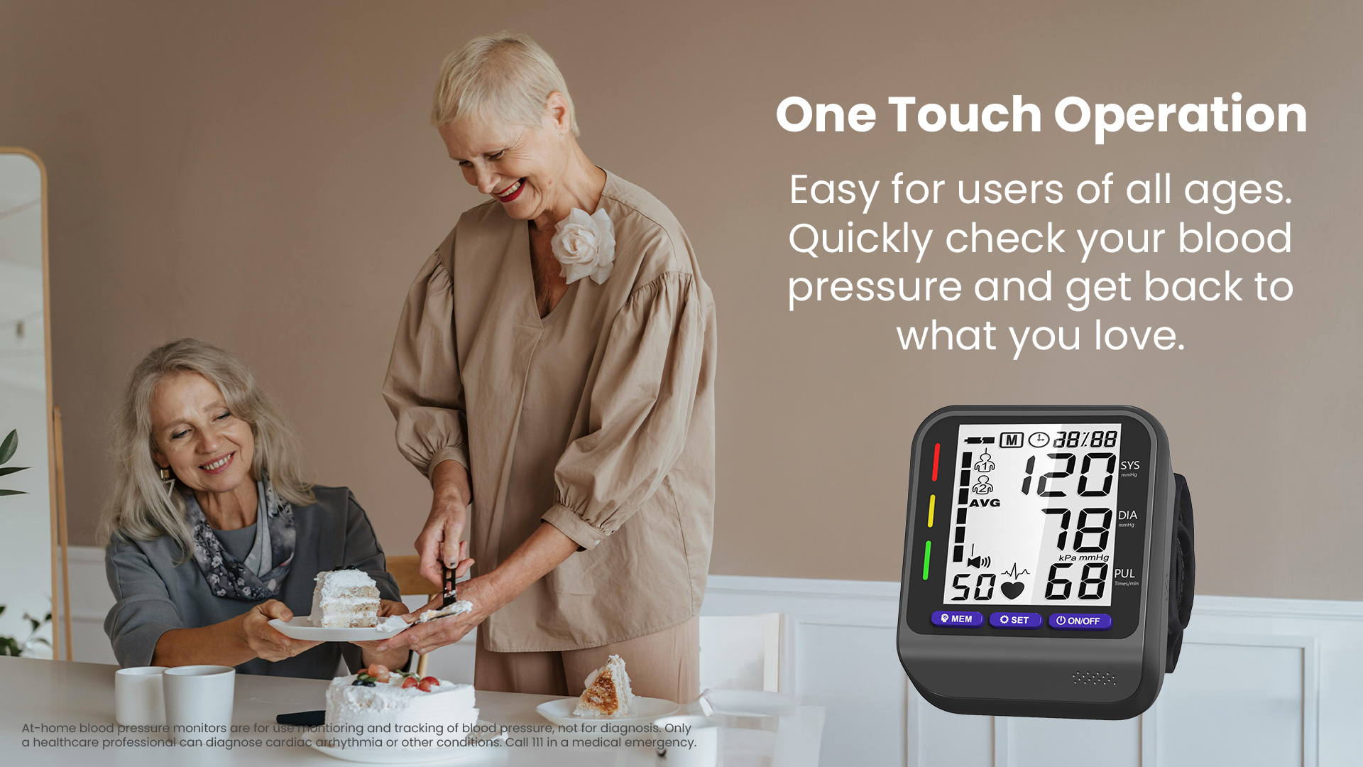 Image Blood Pressure Monitoring Graphics W202 One Touch