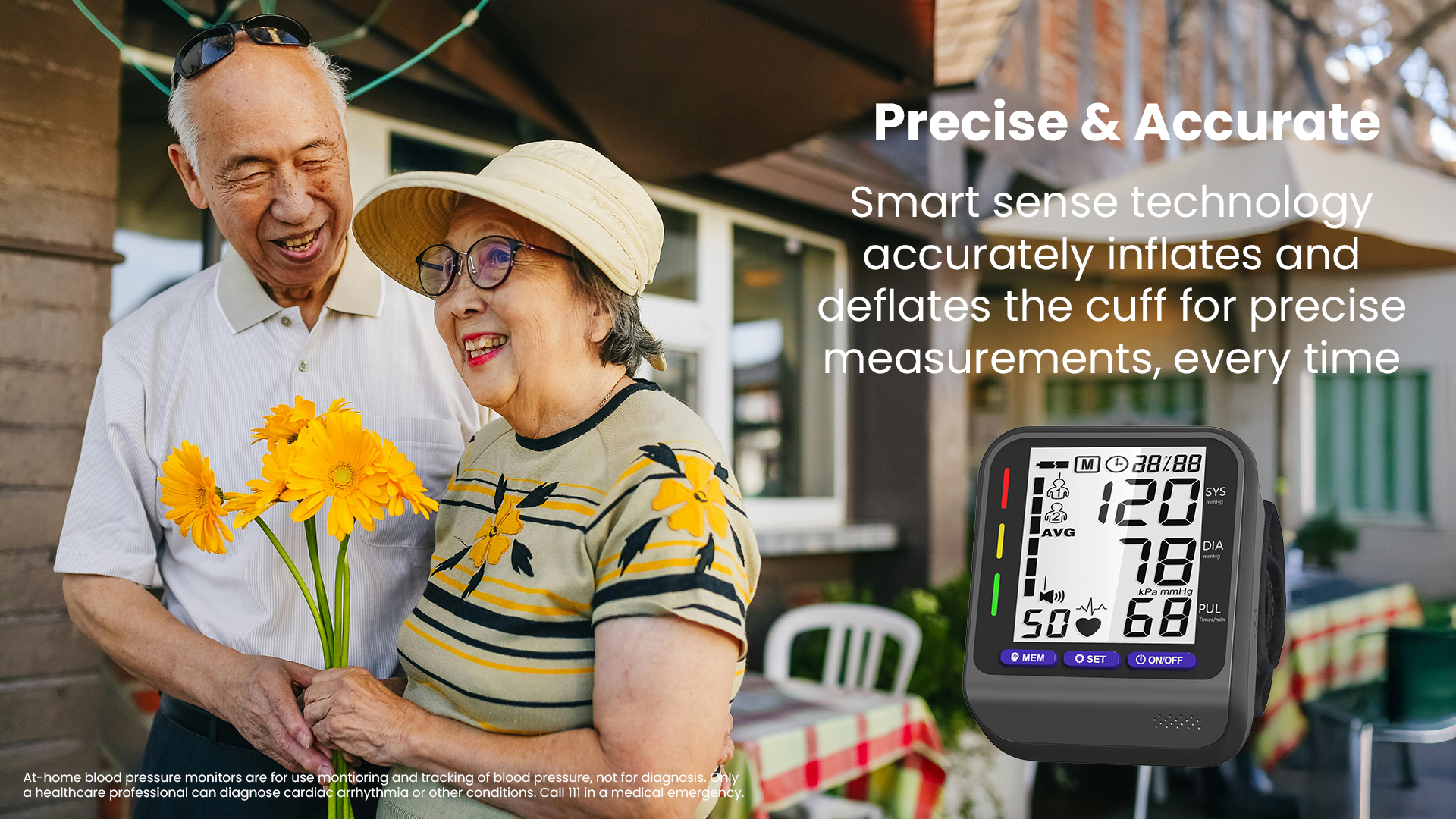 Image Blood Pressure Monitoring Graphics W202 Smart Inflate