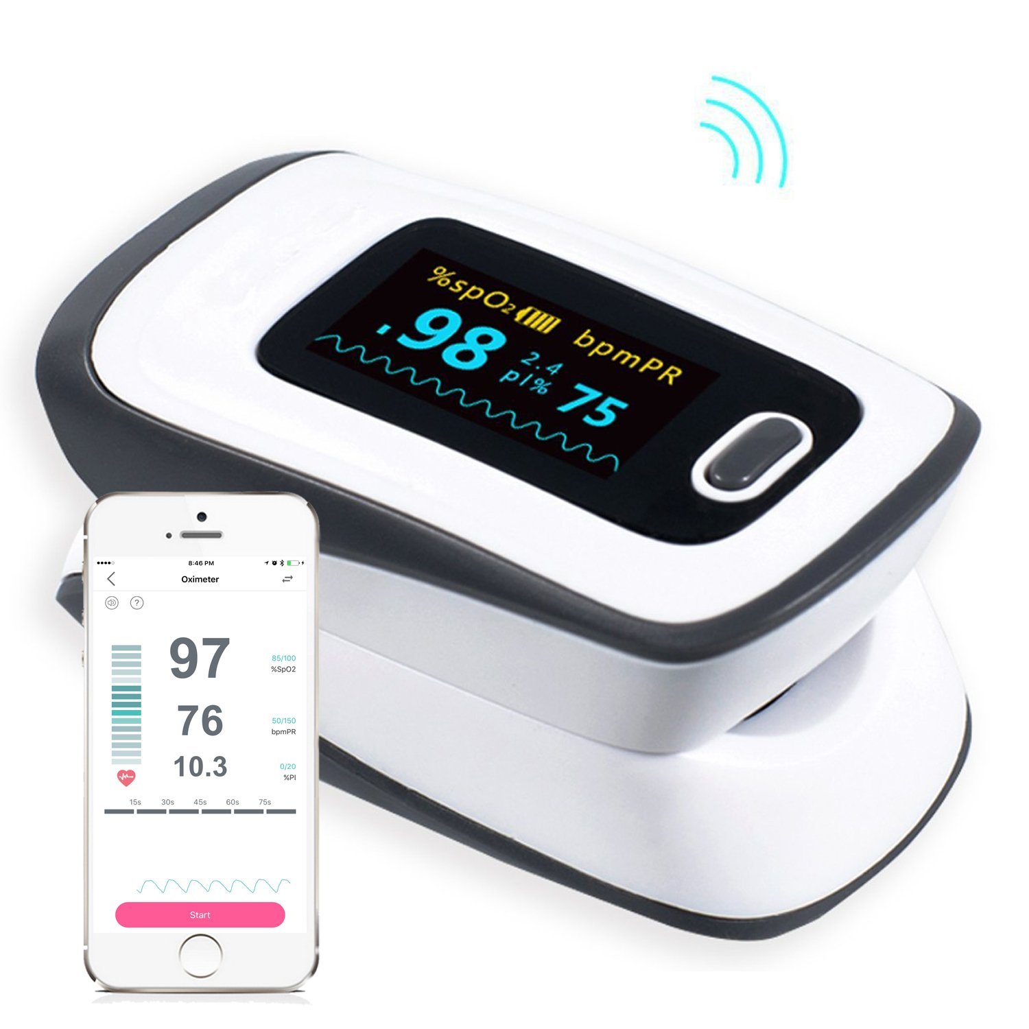 Image Finger Pulse Oximeter Jpd 500f 1