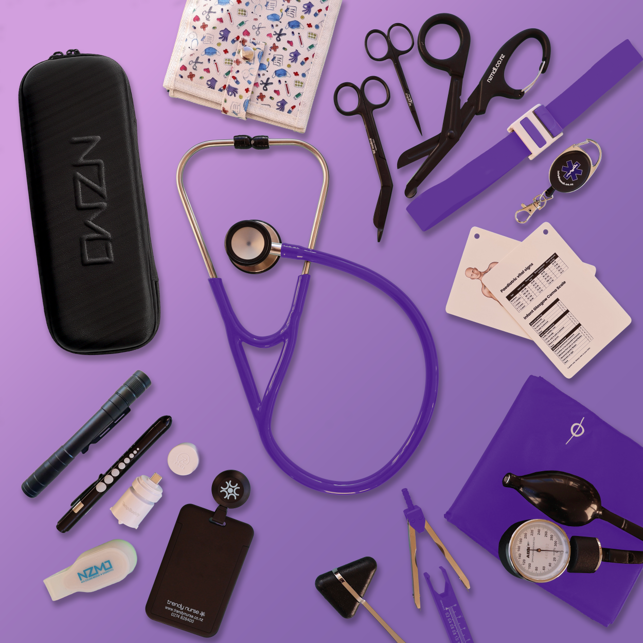 Complete trendy nurse kit - ultra violet Image Complete Trendy Nurse Kit Ultra Violet